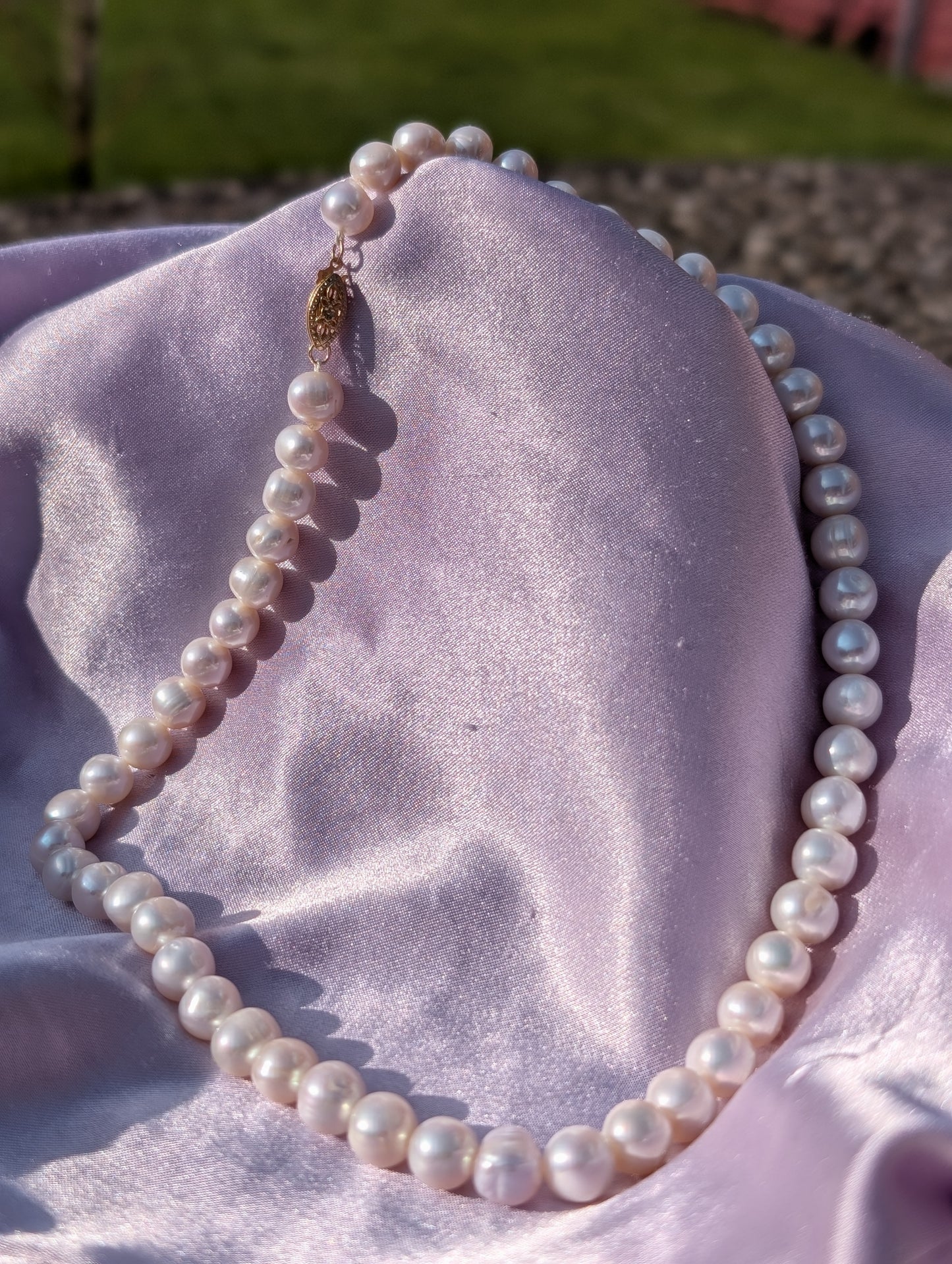 "Heirloom" Pearl Strand Necklace