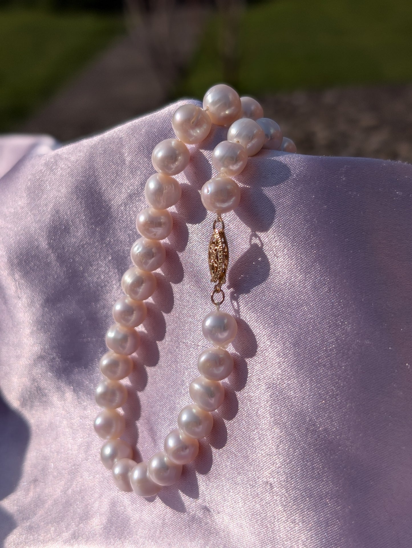 "Heirloom" Pearl Strand Necklace