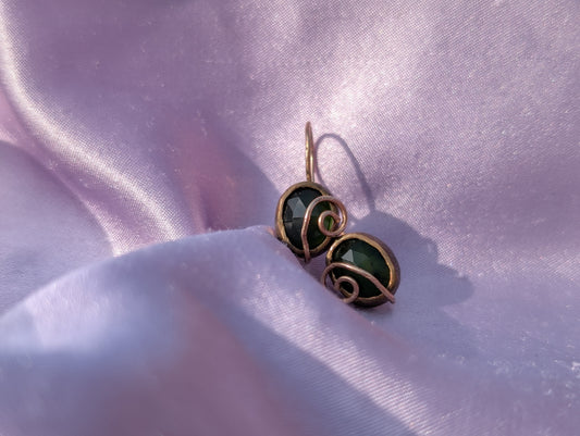 "Eve" Serpentine Swirl Earrings