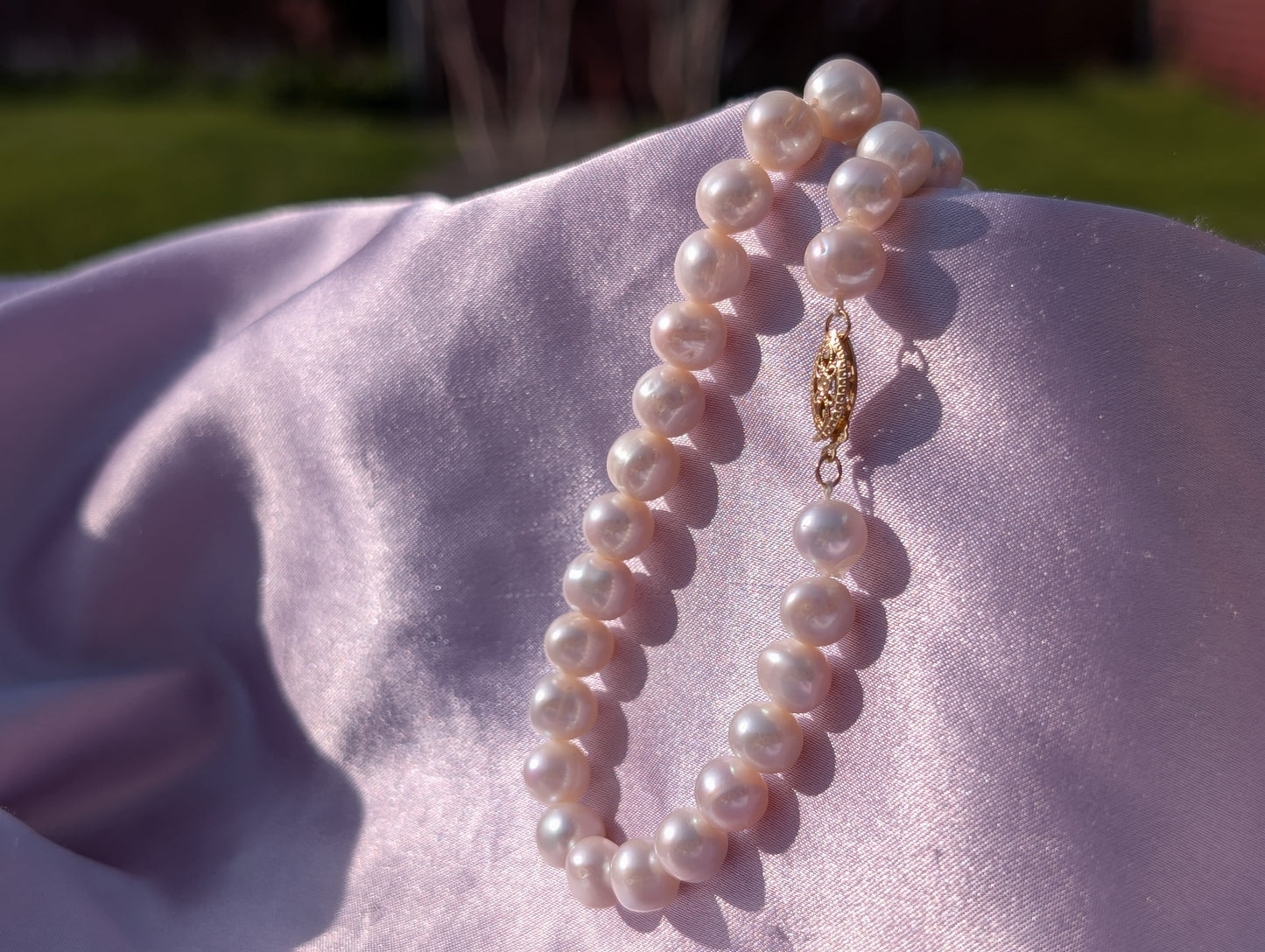 "Heirloom" Pearl Strand Necklace